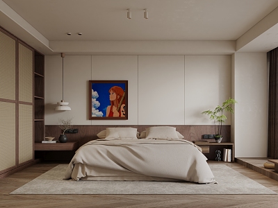 Middle Style Bedroom model