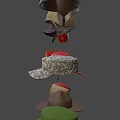 Hat and helmet bag 3d model