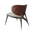 Elegant Modern Dining Chair with Gray Fabric Upholstery Wooden Frame and Metal Legs