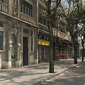 7080 s Scene Old Beijing Old Guangzhou Old Shanghai Old Street Old District Liwan District Baoyuan Road Old City Jiugang Township School Campus 3d model