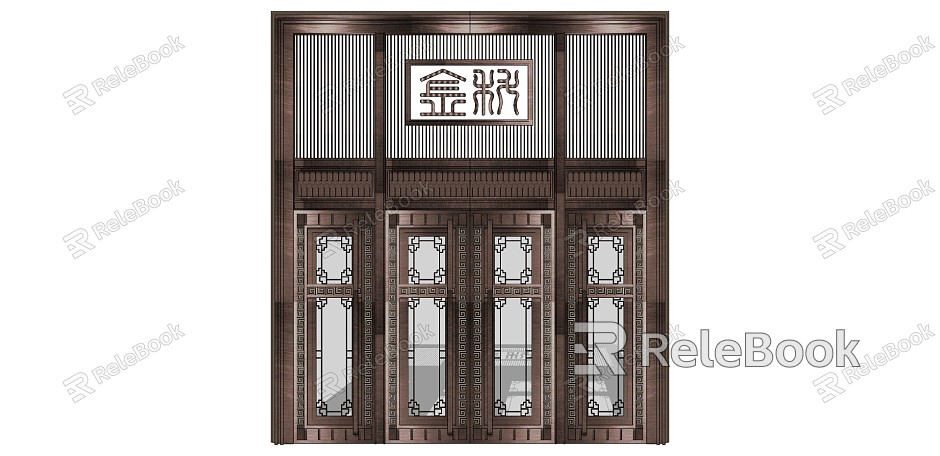 new chinese style gate model