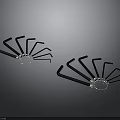 Black Allen Wrenches Tool Set With Multiple Sizes And Silver Ring Holder