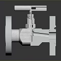 Industrial Stainless Steel Valve With Flange Connection And Manual Handle Design