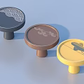 Door handle hardware 3d model