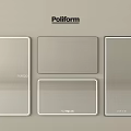 Poliform Modern Mirrors Collection Featuring TIMELINE And TIMELINE S Design Styles