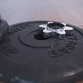 High Quality Durable Sports Equipment Dumbbell With Metal Bar And Black Weight Plates