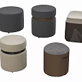Stool Sofa Stool Low Stool Shoe Changing Stool 3d model