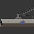 Projection Monitoring Device with White Housing Extended Arm and Security Lens