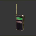 Purple Computer Handheld Device Featuring Digital Display Antenna And Top Button