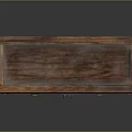 Traditional Wooden Storage Shelf Cabinet with Carved Details Open Shelf and Cabinet Door