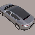 Sleek Silver Modern Electric Sedan With Futuristic Body Design And Alloy Wheels