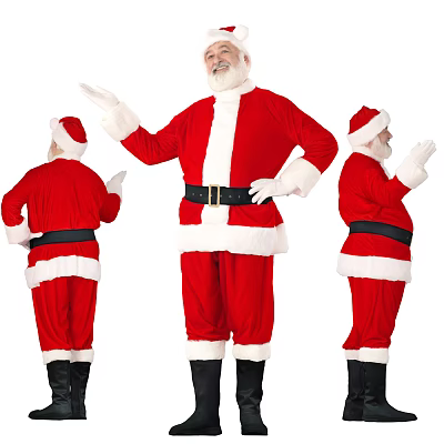 Modern Santa Claus 3d model Modern Santa Claus 3d model