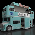 Dining Car RV Car 3d model