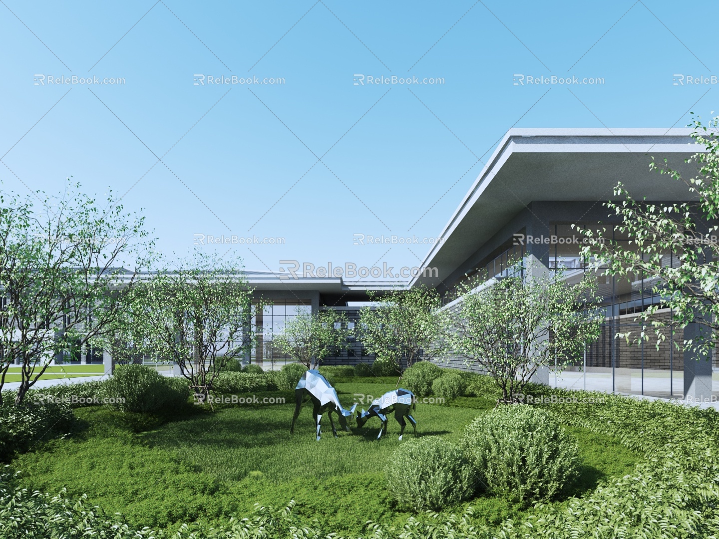 modern architecture 3d model