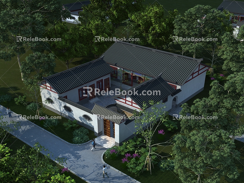 Chinese Courtyard 3d model