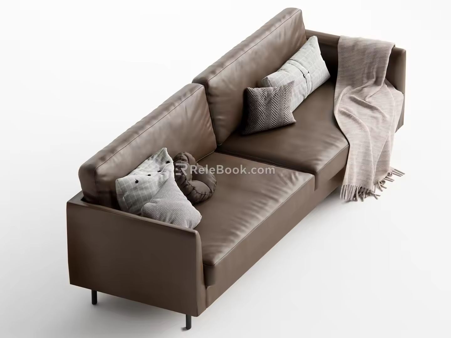 Middle-style multiplayer sofa 3d model