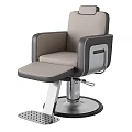 Comfortable Ergonomic Massage Chair With Adjustable Seat Beige Cushion And Reclining Function