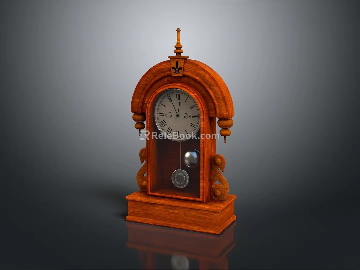 Clock Dock Clock Decoration Clock Game Item Game Equipment 3d model