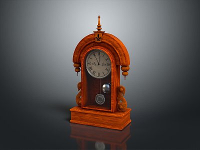 Clock Dock Clock Decoration Clock Game Item Game Equipment 3d model