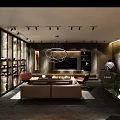 Elegant Luxury Kitchen Showroom With Modern Interior And High End Cabinet Displays