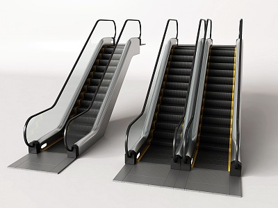 Escalator Elevator 3d model