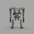 Advanced Tactical Weapon System On Mechanical Combat Robot With Armored Design