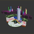 Sci-fi Items Sci-fi Components High-tech Components Sci-fi Equipment Sci-fi Scene Sci-fi Environment Game Scene 3d model