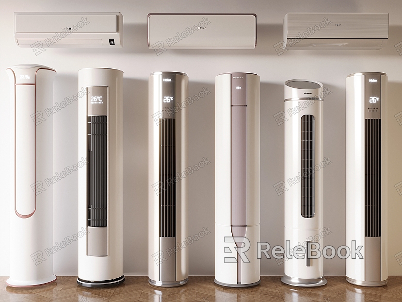 Modern Vertical Cylindrical Air Conditioner Wall Mounted Air Conditioner Intelligent Air Conditioner model