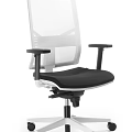 Ergonomic Mesh Back Office Chairs with Adjustable Headrests Armrests and Rolling Wheels 3d model