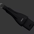 Black Electric Car Charging Gun Supporting CCS And CHAdeMO Charging Standards