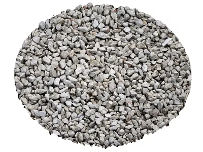 High Quality Round Stone Gravel And Wooden Chips For Landscaping Projects 3d model