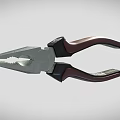 Durable Ergonomic Hardware Tools Pliers With Metal Jaws And Colored Handles