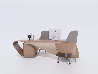 Modern Office Desk and Chair Office Desk and Chair Manager Desk and Chair 3d model