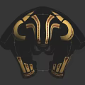 Black and Gold Gorilla Shaped Decorative Ornament Set for Modern Home Decor