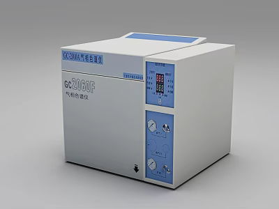 XINMA Industrial GC2030NF Gas Chromatograph Equipment With Control Panel And Digital 3d model