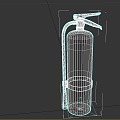 Fire extinguisher 3d model