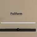Poliform White And Black Soundbar Wireless Home Audio Theater Speaker System
