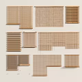 Bamboo Blinds Collection With Various Styles For Home Decor And Interior Design