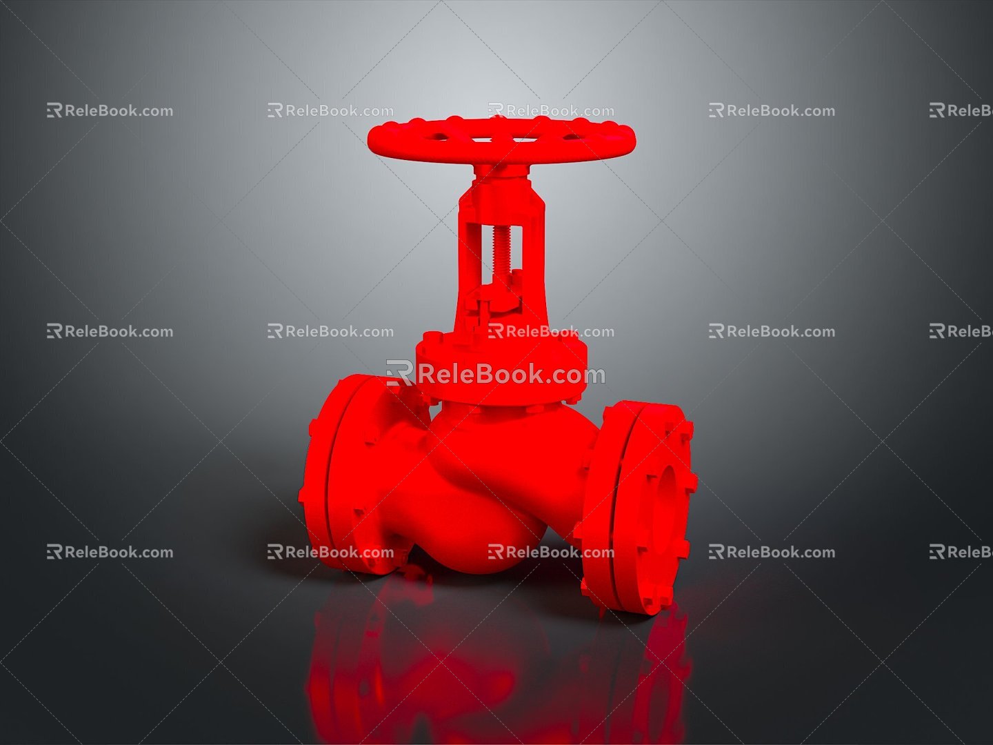 Valve safety valve seal valve safety cover flange tee joint pipe tool 3d model