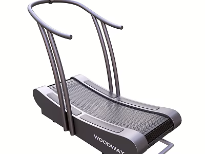 WOODWAY Modern Curved Treadmill Professional Fitness Equipment For Home Gym Use 3d model