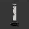 Industrial Equipment With Transparent Enclosure Orange LN Logo Black Base And Control Knobs