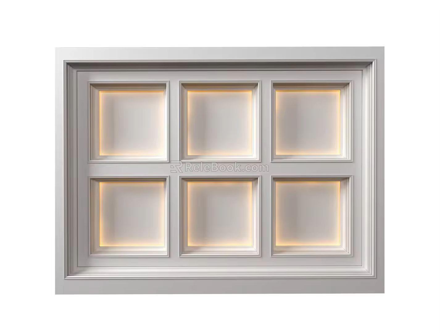 Jianou ceiling modeling board 3d model