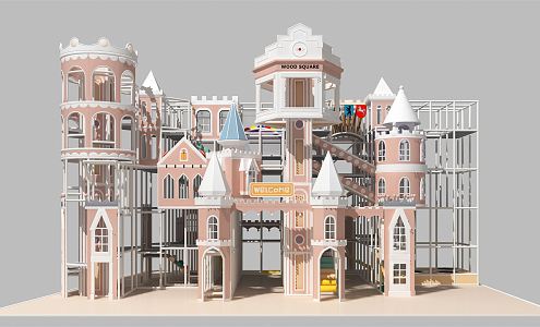 Jane Europe Amusement Equipment Castle 3d model