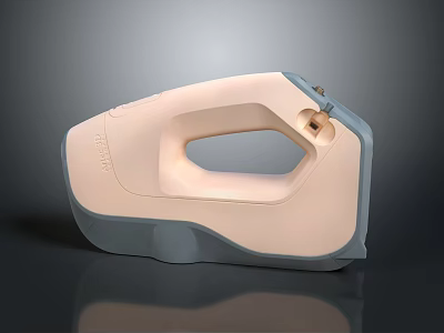 Pink And Gray Handheld Measuring Tool With Ergonomic Handle Portable Design 3d model