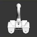 White Swan Shaped Pedal Boat With Red Beak Seats Pedals And Blue Accents