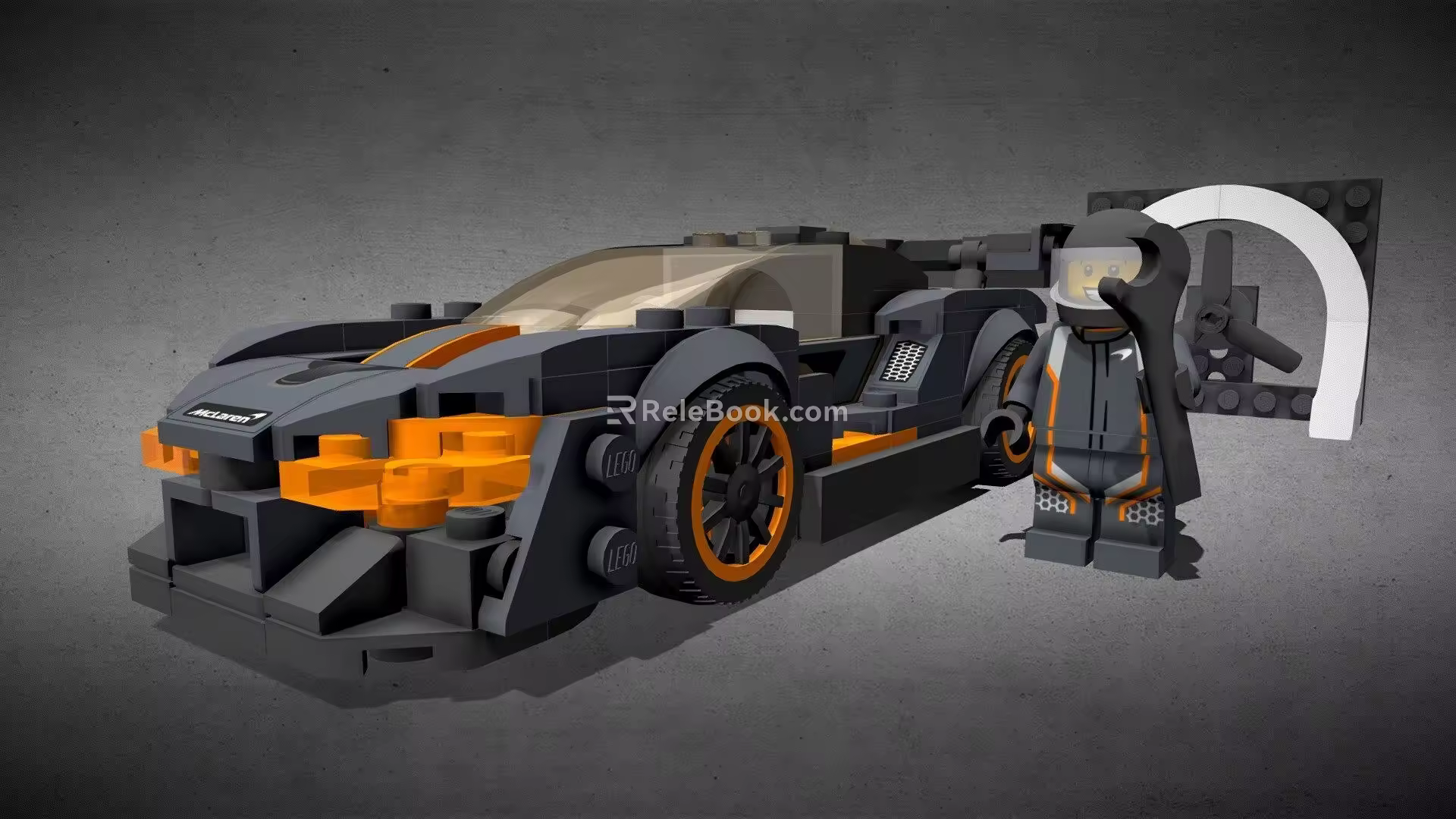 Lego Racing 3d model
