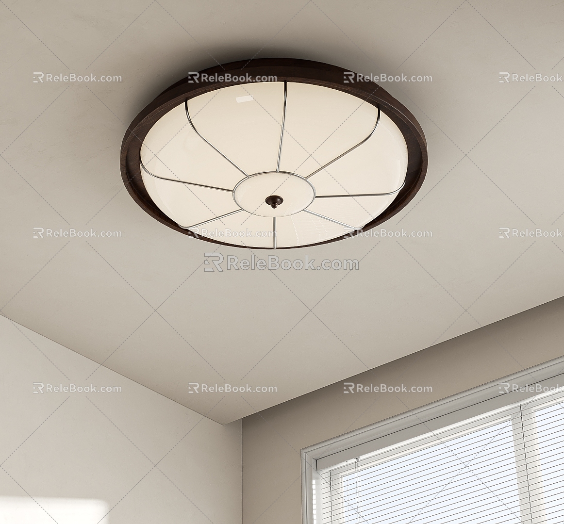 French Middle Ceiling Lamp model