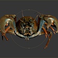 Modern Lobster Big Lobster Crystal Lobster 3d model