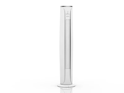 Tower Air Cooler Fan Sleek White Modern Design For Efficient Room Cooling 3d model