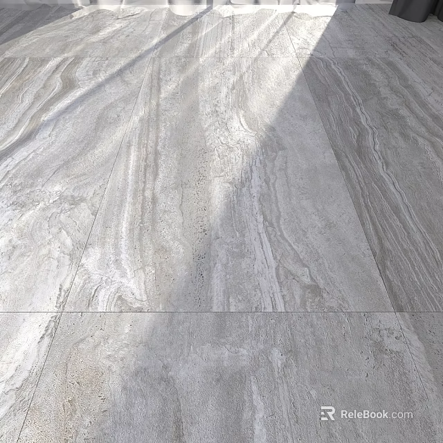 Light Gray And White Natural Marble Texture Stone Floor Tiles For Interior Design 3d model 